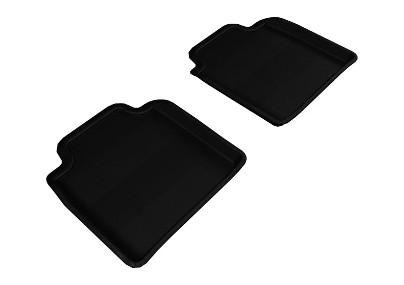 3D MAXpider L1LX04021509 2007-2012 Lexus LS460L/LS600HL Kagu 2nd Row Floormats - Black