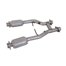 Load image into Gallery viewer, BBK 96-04 Mustang 4.6 GT / Cobra Short Mid H Pipe w Catalytic Converters 2-1/2 For Long Tube Headers - eliteracefab.com