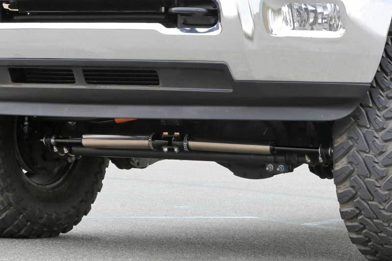 Fabtech 14-18 Ram 2500/3500 4WD Dual Steering Stabilizer System w/DL 2.25 Shocks - eliteracefab.com