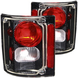 ANZO USA Chevrolet C Taillights Carbon; 1973-1987