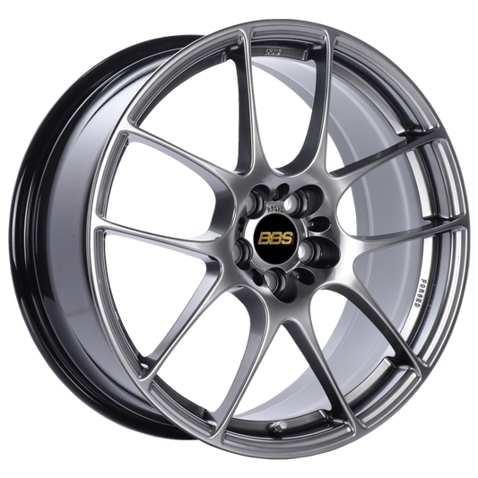 BBS RF 18x8 5x112 ET45 Diamond Black Wheel -82mm PFS/Clip Required - eliteracefab.com
