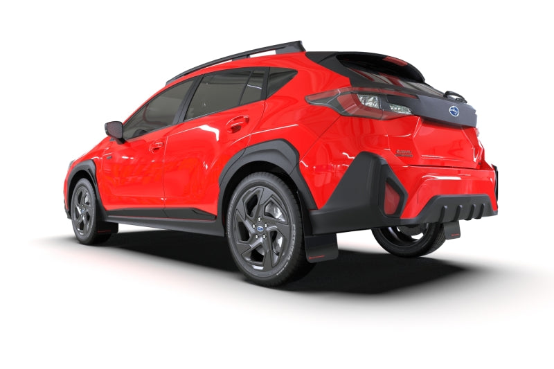 Rally Armor 2024 Subaru Crosstrek Black UR Mud Flap Grey Logo Rally Armor