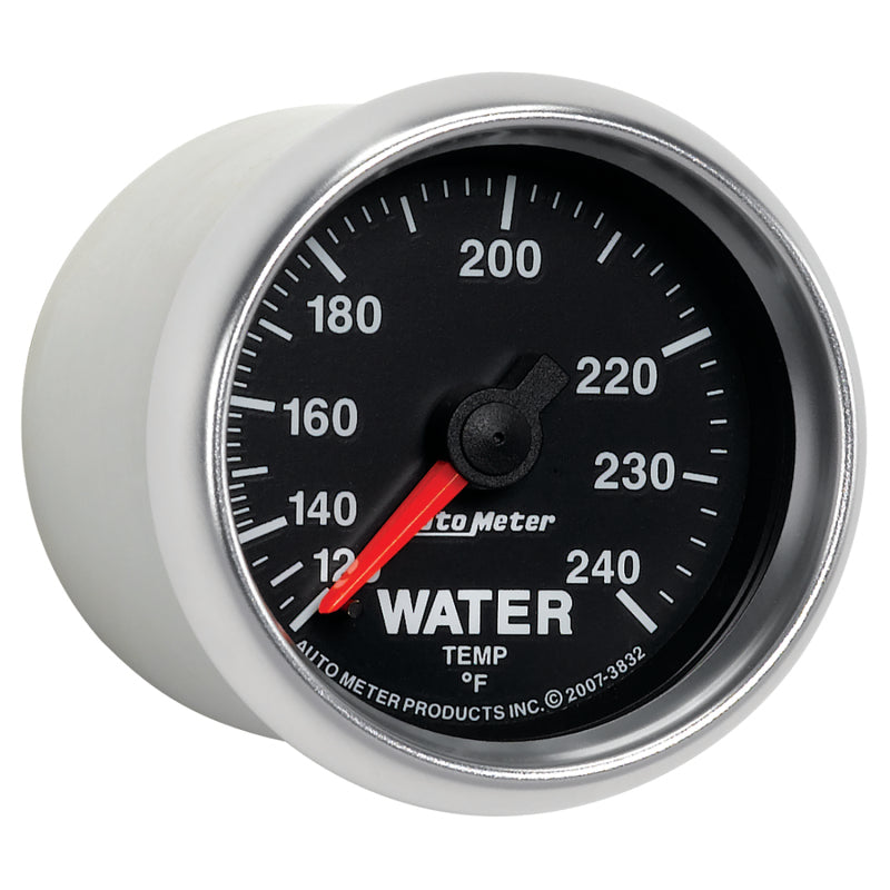 Autometer GS 52mm 120-240 Deg F Mechanical Water Temperature Gauge 3832
