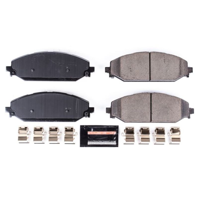 Power Stop 2019 Ram 1500 Front Z23 Evolution Sport Brake Pads w/Hardware - eliteracefab.com