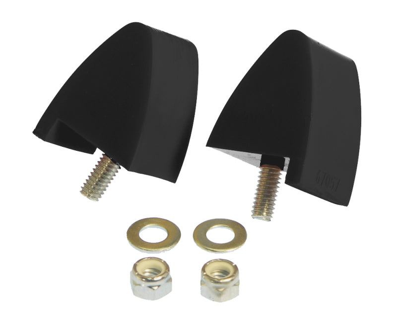 Prothane 64-73 Ford Mustang Front Bump Stops - Black - eliteracefab.com