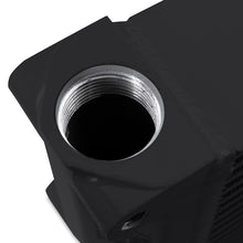 Load image into Gallery viewer, Mishimoto Heavy-Duty Oil Cooler - 17in. Same-Side Outlets - Black - eliteracefab.com