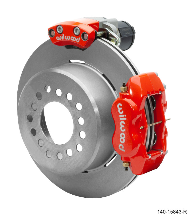 Wilwood EPB/FDLI Rear Kit 12.19in. Big Ford - Red Wilwood