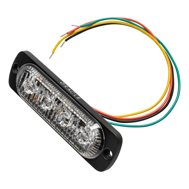 Oracle 4 LED Slim Strobe - Amber - eliteracefab.com