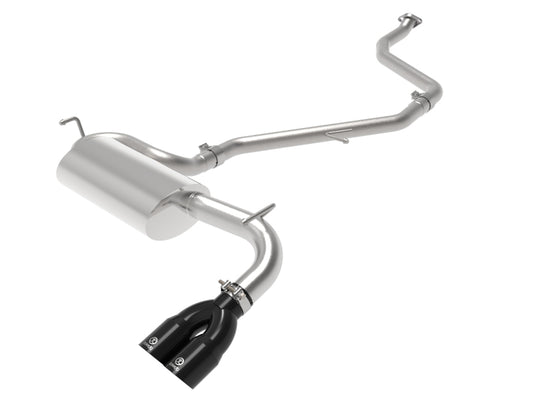 aFe POWER Takeda 2in to 2-1 304 SS Cat-Back Exhaust w/ Black Tips 11-17 Lexus CT200h 1.8L aFe