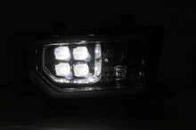 Load image into Gallery viewer, AlphaRex 07-13 Toyota Tundra NOVA LED Proj Headlights Black w/ Activ Light/Seq Signal/DRL