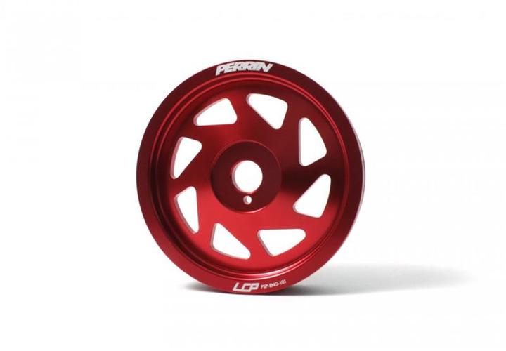 Perrin 13 Subaru BRZ / 13 Scion FR-S / 12-13 Subaru Impreza Crank Pulley - Red - eliteracefab.com