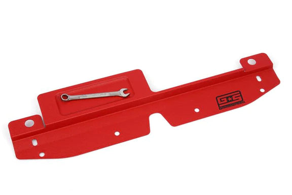 GrimmSpeed 08+ Subaru Impreza/WRX/STI Radiator Shroud w/Tool Tray - Red - eliteracefab.com