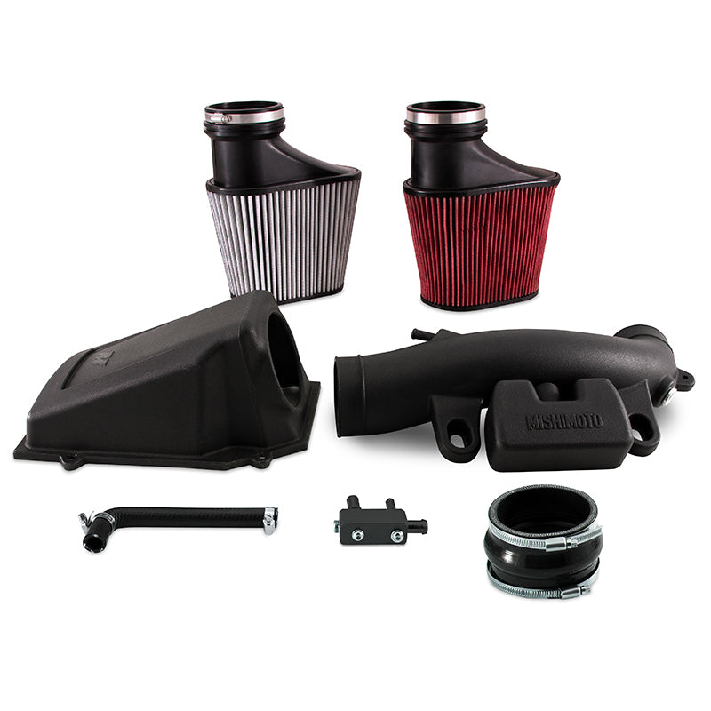 Mishimoto 2018+ Jeep Wrangler JL 2.0T Air Intake w/ Oiled Filter - eliteracefab.com