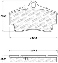 Load image into Gallery viewer, STOPTECH PERFORMANCE 97-04 PORSCHE BOXSTER / 00-08 BOXSTER S / 98-08 911 REAR BRAKE PADS, 309.07380 - eliteracefab.com