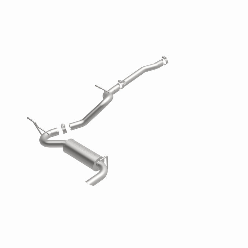 MagnaFlow 12-14 Jeep Wrangler 3.6L Single Straight Rear P/S Exit Stainless C/b Perf Exhaust-Comp Magnaflow