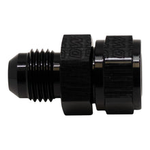 Load image into Gallery viewer, DeatschWerks 6AN Male Flare to Fuel Pump Outlet Barb Adapter - Anodized Matte Black