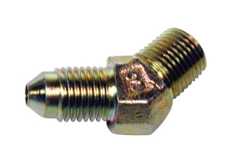 Wilwood Inlet Fitting - 1/8-27 NPT to -3 (45) - eliteracefab.com