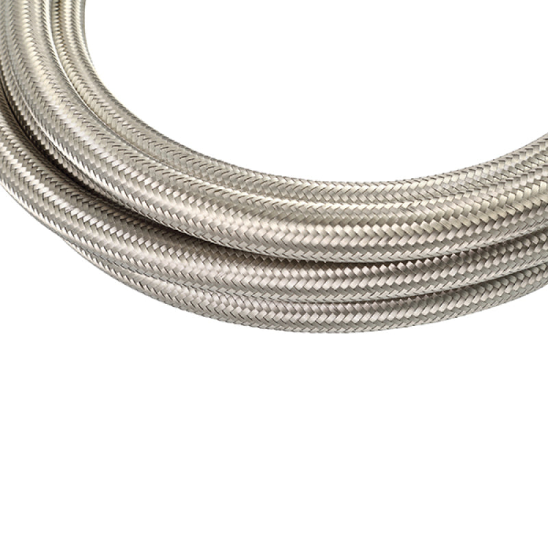 Mishimoto 10Ft Stainless Steel Braided Hose w/ -10AN Fittings - Stainless