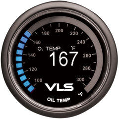 Revel VLS 52mm 100-300 Deg F Digital OLED Oil Temperature Gauge - eliteracefab.com