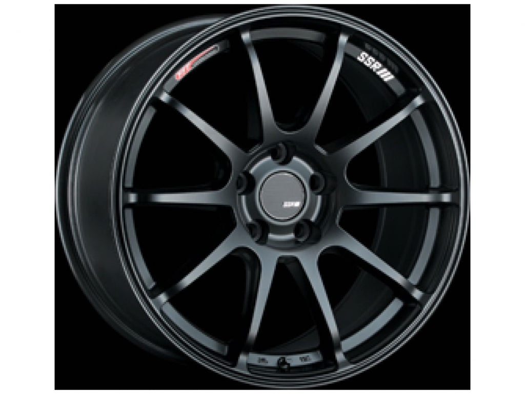 SSR GTV01 18x8.5 5x114.3 40mm Offset Flat Black Wheel 05-07 STI / 11+ tC - eliteracefab.com