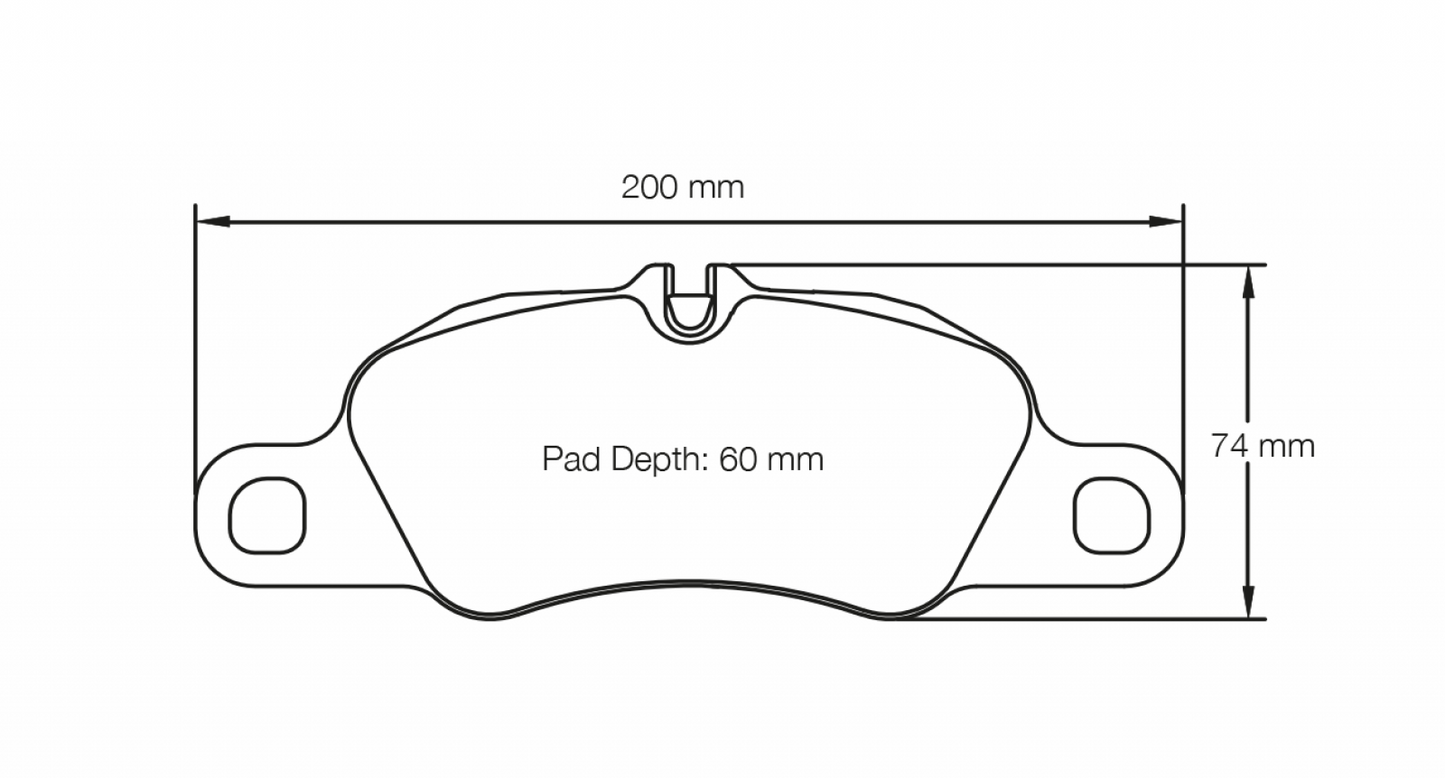 Pagid Porsche 718 Boxster, Cayman S, 996/997 C & C4, Boxster, Cayman S, GTS RSL29 Front Brake Pads PAGID Racing