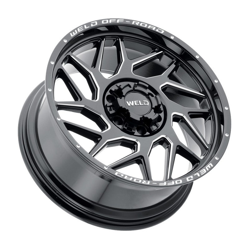 Weld W117 20X9 Fulcrum 6X135 6X139.7 ET00 BS5.00 Gloss Black MIL 106.1 - eliteracefab.com