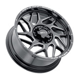 Weld W117 20X9 Fulcrum 6X135 6X139.7 ET00 BS5.00 Gloss Black MIL 106.1