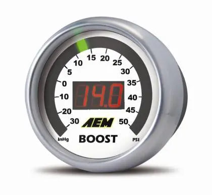 AEM 52mm Pressure (Oil or Fuel) Digital Gauge.