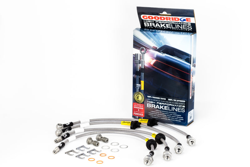 Goodridge 12339 G-STOP stainless steel brake line kit for 2015-2018 Ford Focus RS