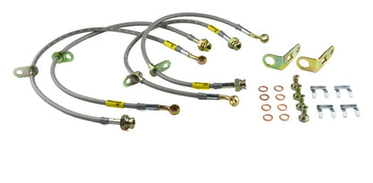 Goodridge 20024 G-STOP stainless steel front and rear brake line kit for 2006-2011 Honda Civic