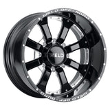 Weld W125 20X10 Granada Eight 8X170 ET-18 BS4.75 Gloss Black MIL 125.1