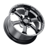 Weld W125 20X10 Granada Six 6X139.7 ET-18 BS4.75 Gloss Black MIL 106.1