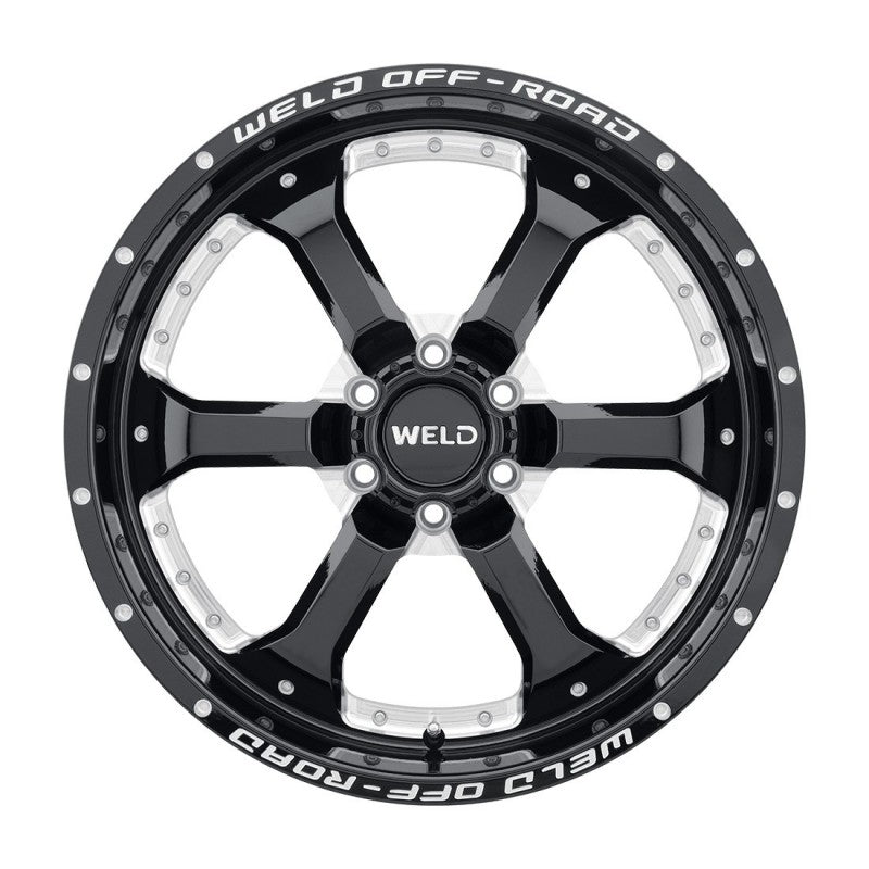 Weld W134 17X9 Ledge 5X127 ET-12 BS4.50 Candy Red / Gloss Black Ring 71.5 - eliteracefab.com