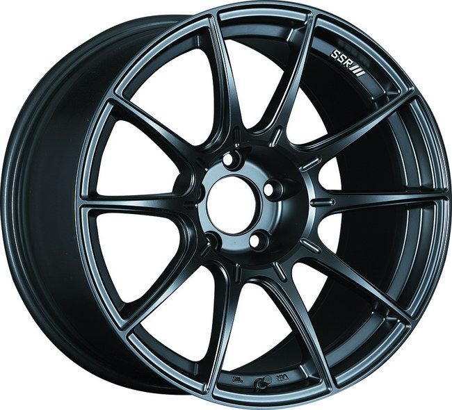 SSR GTX01 17x9 5x114.3 38mm Offset Flat Black Wheel - eliteracefab.com