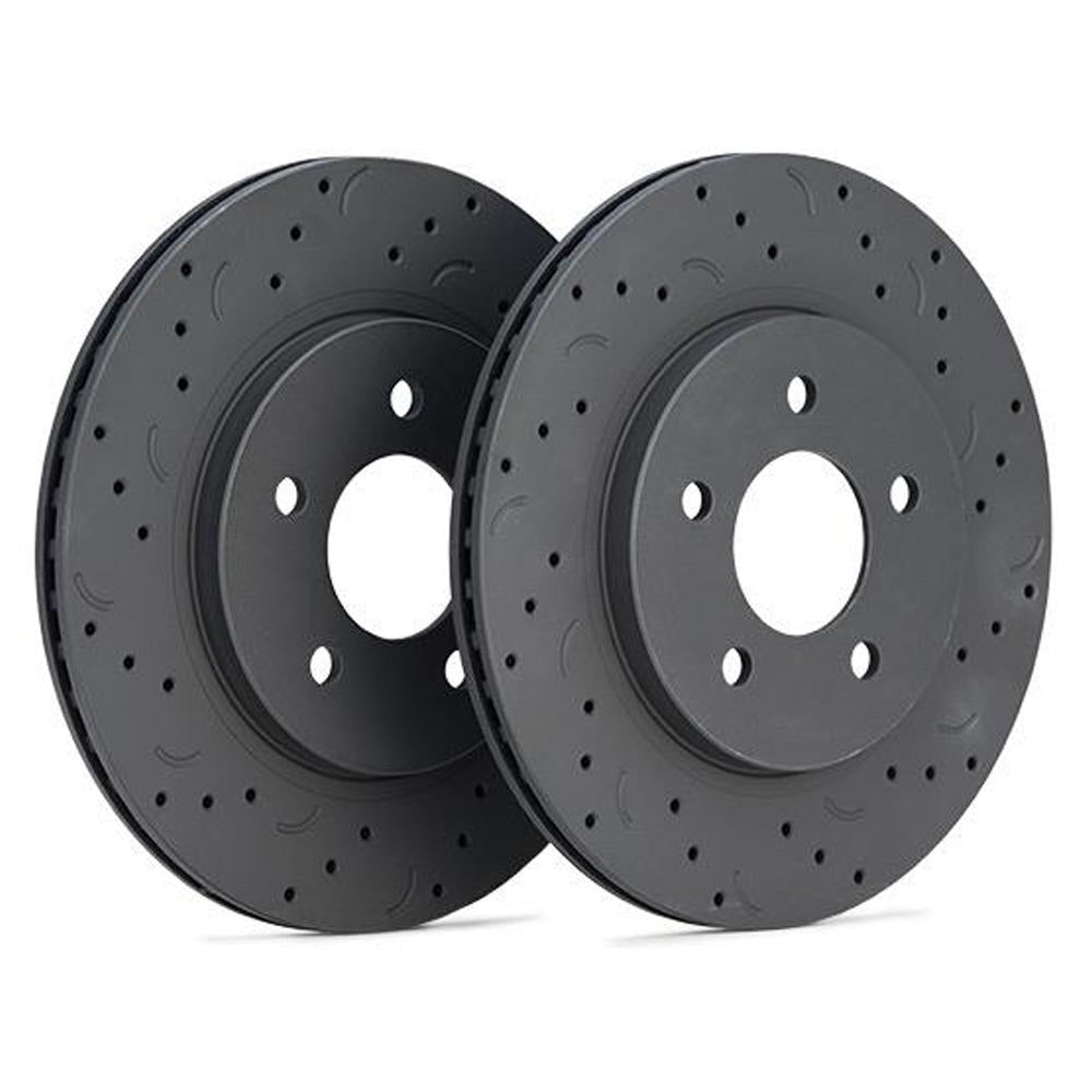 Hawk Talon Drilled & Slotted Front Brake Rotor Set | 2013-2016 Scion FR-S - eliteracefab.com