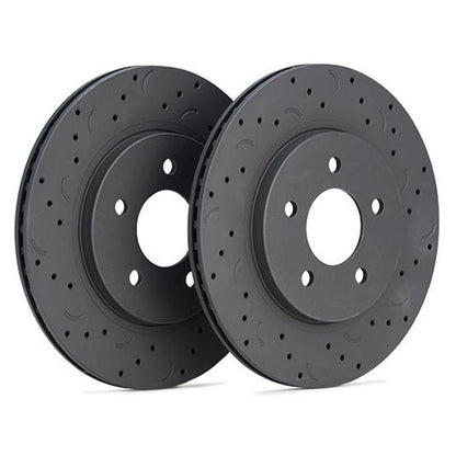 Hawk Talon Drilled & Slotted Front Brake Rotor Set | 2013-2016 Scion FR-S - eliteracefab.com