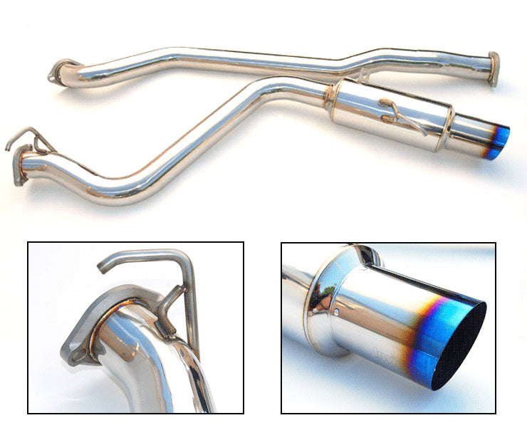 Invidia 15+ Subaru WRX/STI Single Racing Titanium Tip Cat-back Exhaust - eliteracefab.com