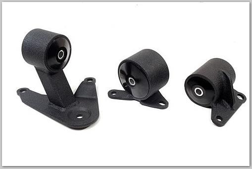 Innovative 90-99 Toyota MR2 5S/3S Black Steel Mounts 60A Bushings - eliteracefab.com