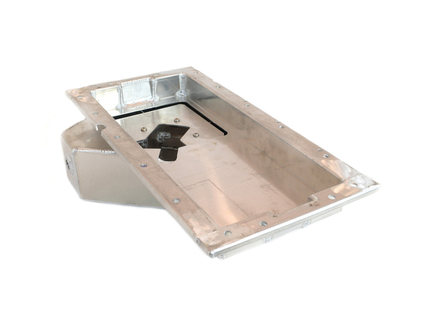 Canton 13-784A Oil Pan For Ford 4.6L 5.4L Rear T Sump Aluminum Race Baffled - eliteracefab.com