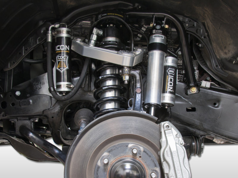 ICON 3.0 coilovers with remote reservoir and CDCV compression adjuster