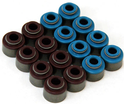 Supertech Mitsubishi 6.6mm Viton Exhaust Valve Stem Seal (STD Size) - Set of 8 - eliteracefab.com