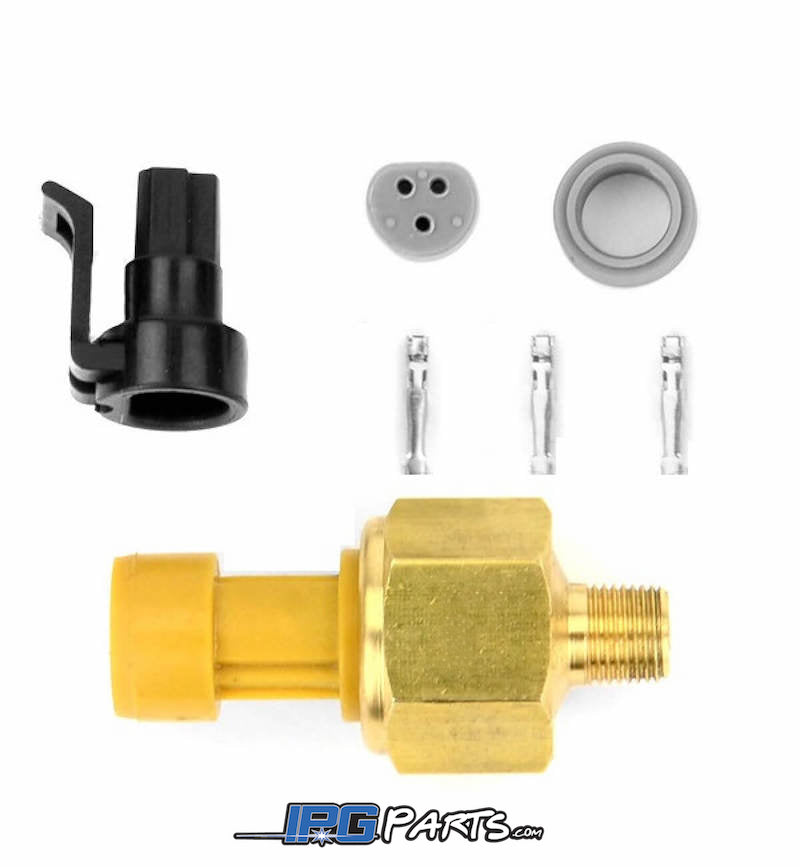 AEM 3.5 BAR MAP or 50 PSIA Brass Sensor Kit & Flying Lead - eliteracefab.com