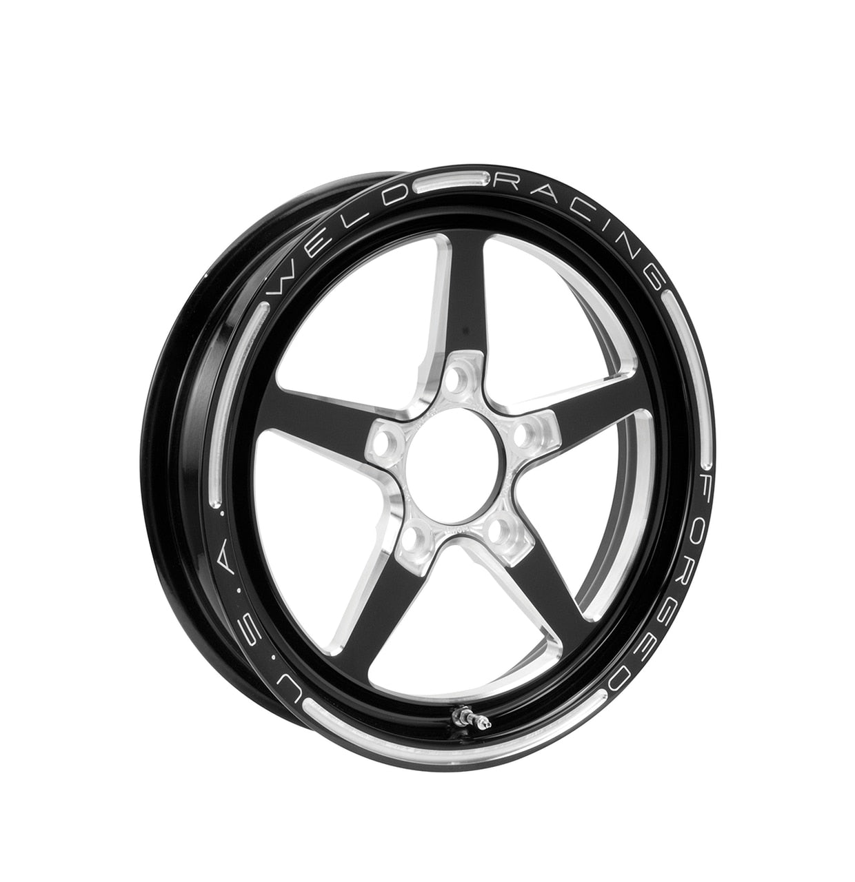 Weld Alumastar 1-Piece 17x4.5 / 5x4.75 BP / 2.25in. BS Black Wheel - Non-Beadlock - eliteracefab.com