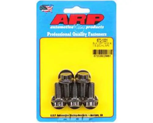 ARP 10 mm x 1.50 Thread Bolt 20 mm Long 12 mm 12 Point Head Chromoly - Black Oxide - eliteracefab.com