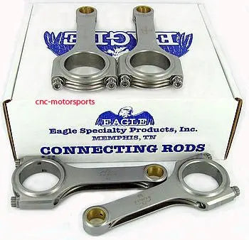 Eagle CRS5430A3D Forged Steel H-Beam Connecting Rods Set Of 4 - eliteracefab.com