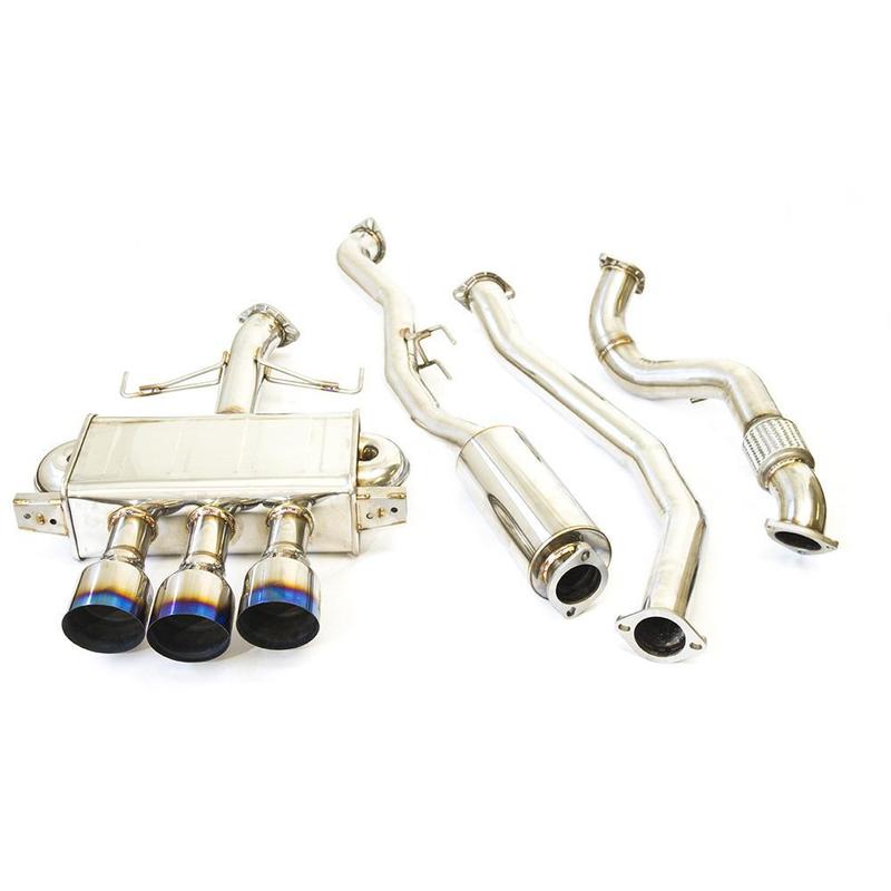 Invidia 17-19 Honda Civic Type R Q300 Triple Titanium Tip Cat-back Exhaust - eliteracefab.com