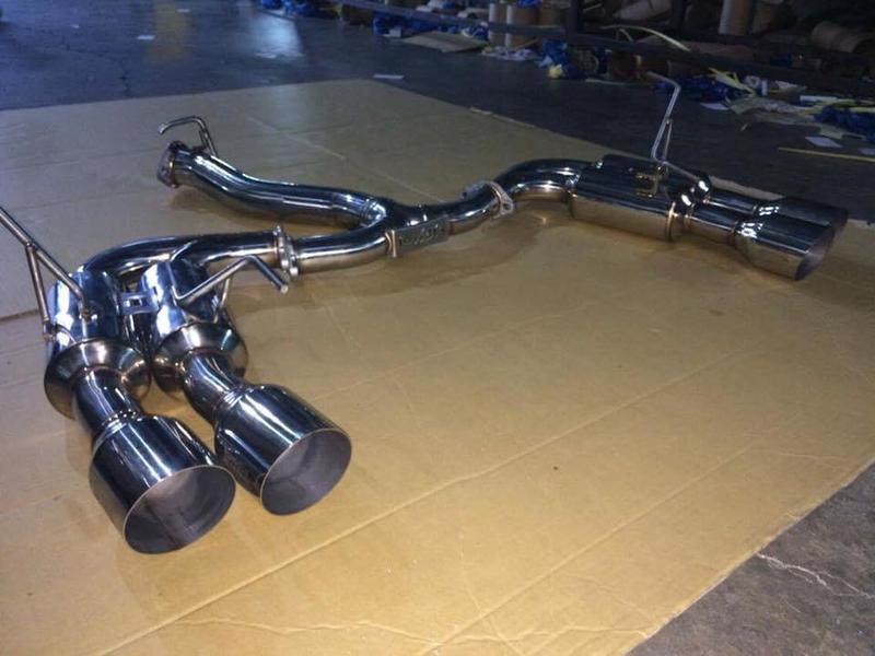 Invidia 2015+ Subaru WRX / STI Gemini/R400 Single Layer Quad Titanium Tip Cat-Back Exhaust - eliteracefab.com