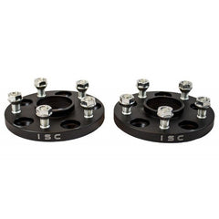 ISC Suspension 5x114 Hub Centric Wheel Spacers 15mm Black (Pair) - eliteracefab.com