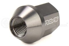 Rays L32 Dura-Nuts Straight Type Lug & Wheel Lock Set - 12x1.25 / Gunmetallic