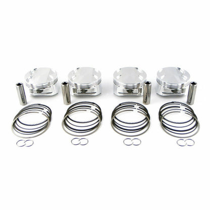JE Pistons 353859 Forged Pistons for Volkswagen 2.0T TSI – 82.50mm Bore, -7.10cc Dish Volume